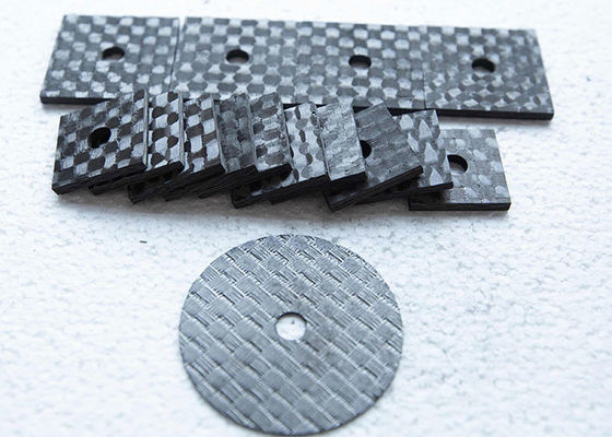ฮาร์ดคอมโพสิต 0.17g / Cm3 Graphite Fiber Felt Shock Resistance