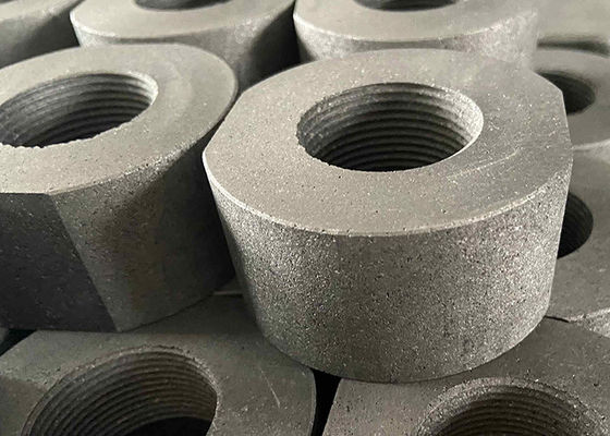 17Mpa Carbon Graphite Nut เสถียรภาพที่อุณหภูมิสูง